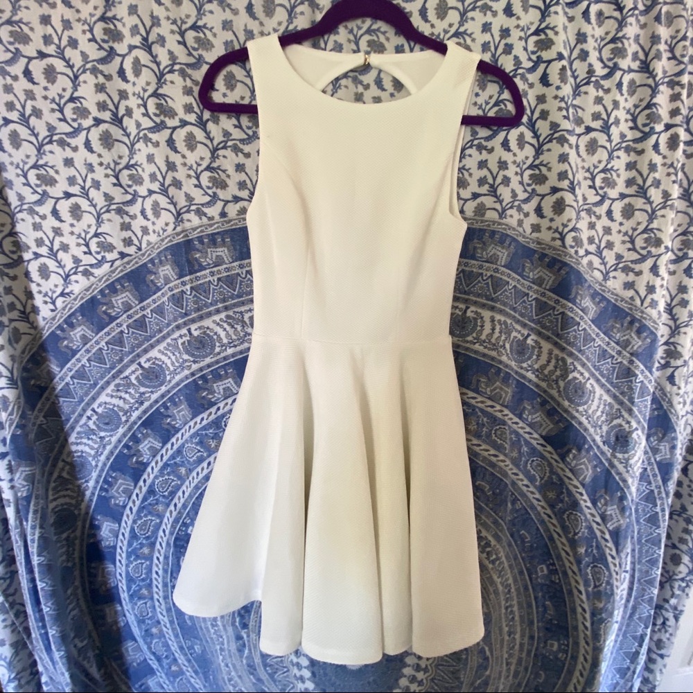 Open back skater dress